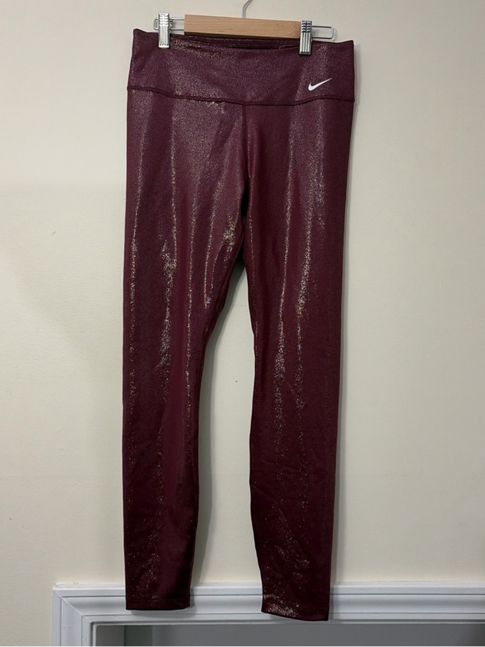 Nike women’s Shimmery Burgundy Leggings
